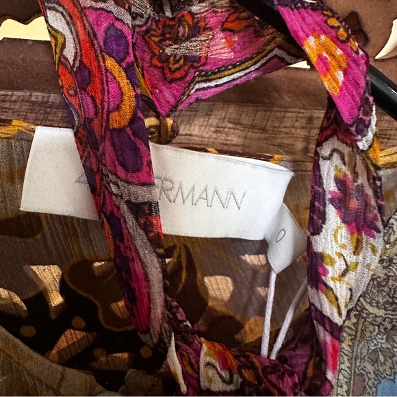 NEW NWT Zimmermann Fiesta Flounce Long Dress - Picture 5 of 5